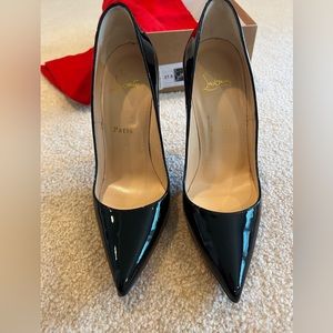Women’s Christian Louboutin So Kate 120. Black. Size 37.5 (Size 7.5)